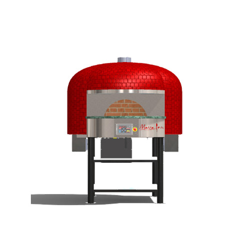 Marra Forni RT150G Neapolitan Gas Fired Pizza Oven w/ 59.05″ Rotating Deck, 2 Turbo Burners