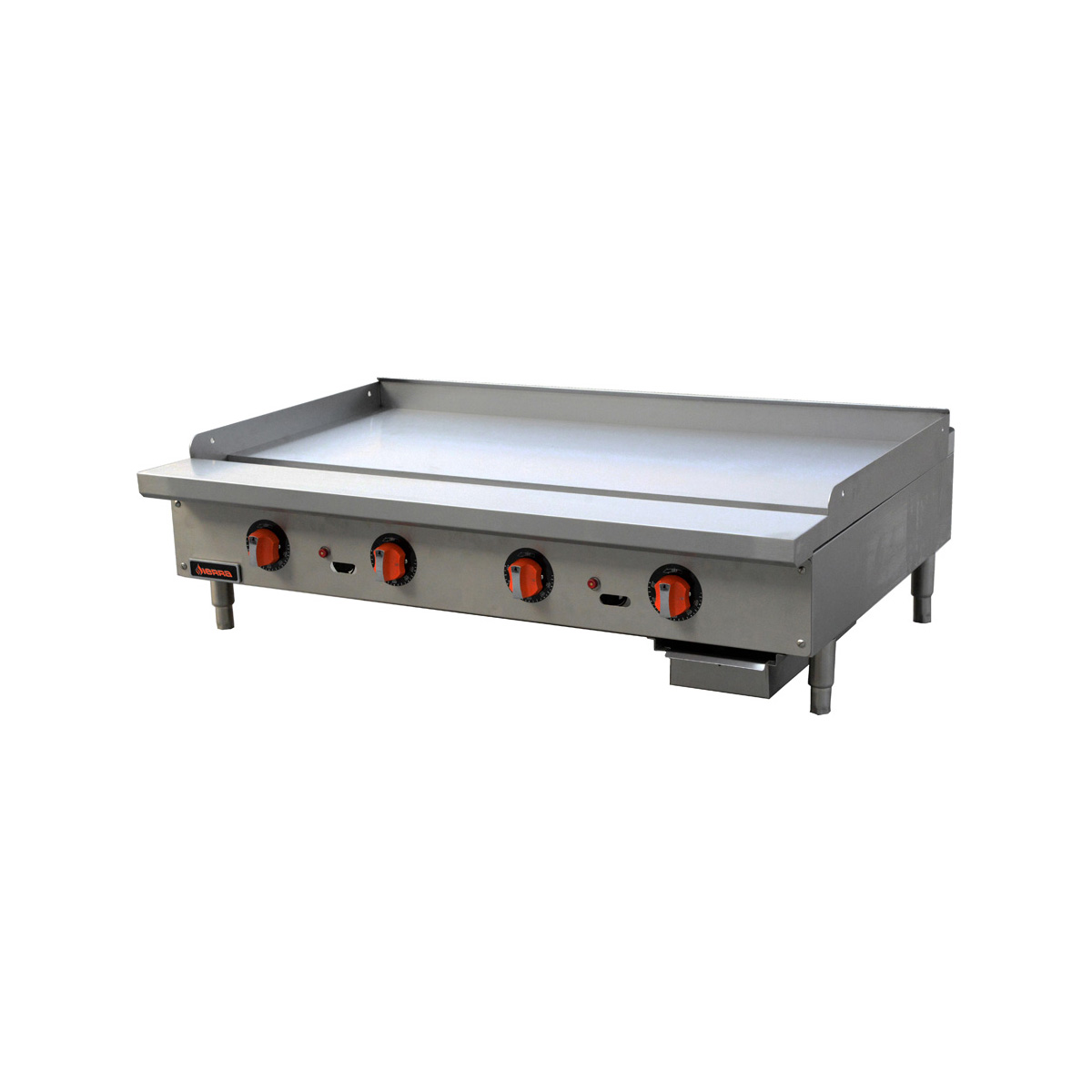 Sierra SRTG-48 48″ Countertop Gas Griddle with Thermostatic Controls, 3/4″ Thick Plate