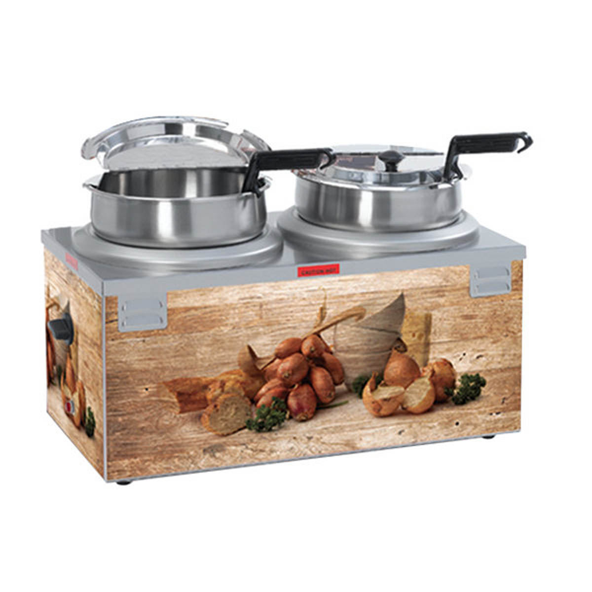 Nemco 6510A-2D7 24″ Countertop Food Pan Warmer/Cooker