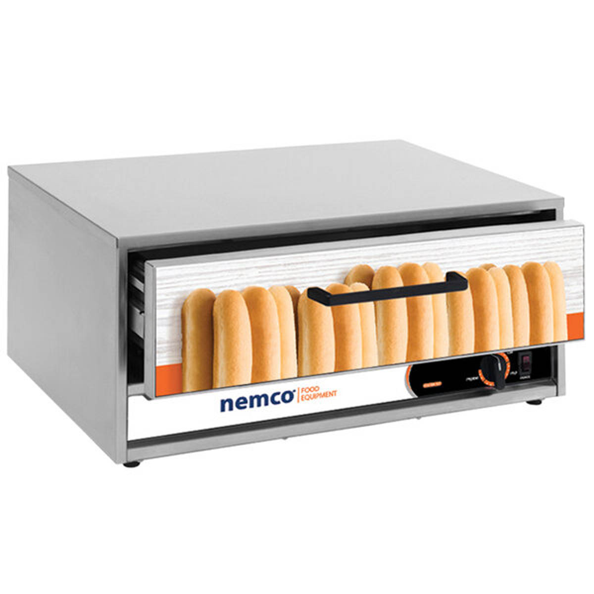 Nemco 8036-BW-220 30″ Hot Dog Bun / Roll Warmer
