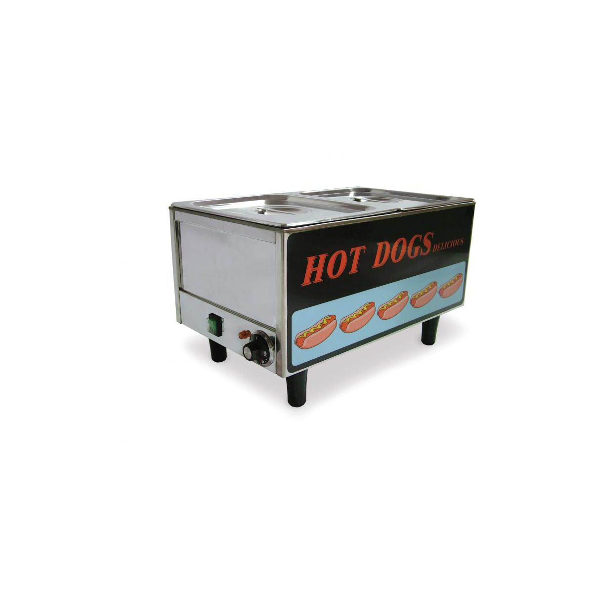 Omcan USA 17133 21″ Hot Dog Steamer