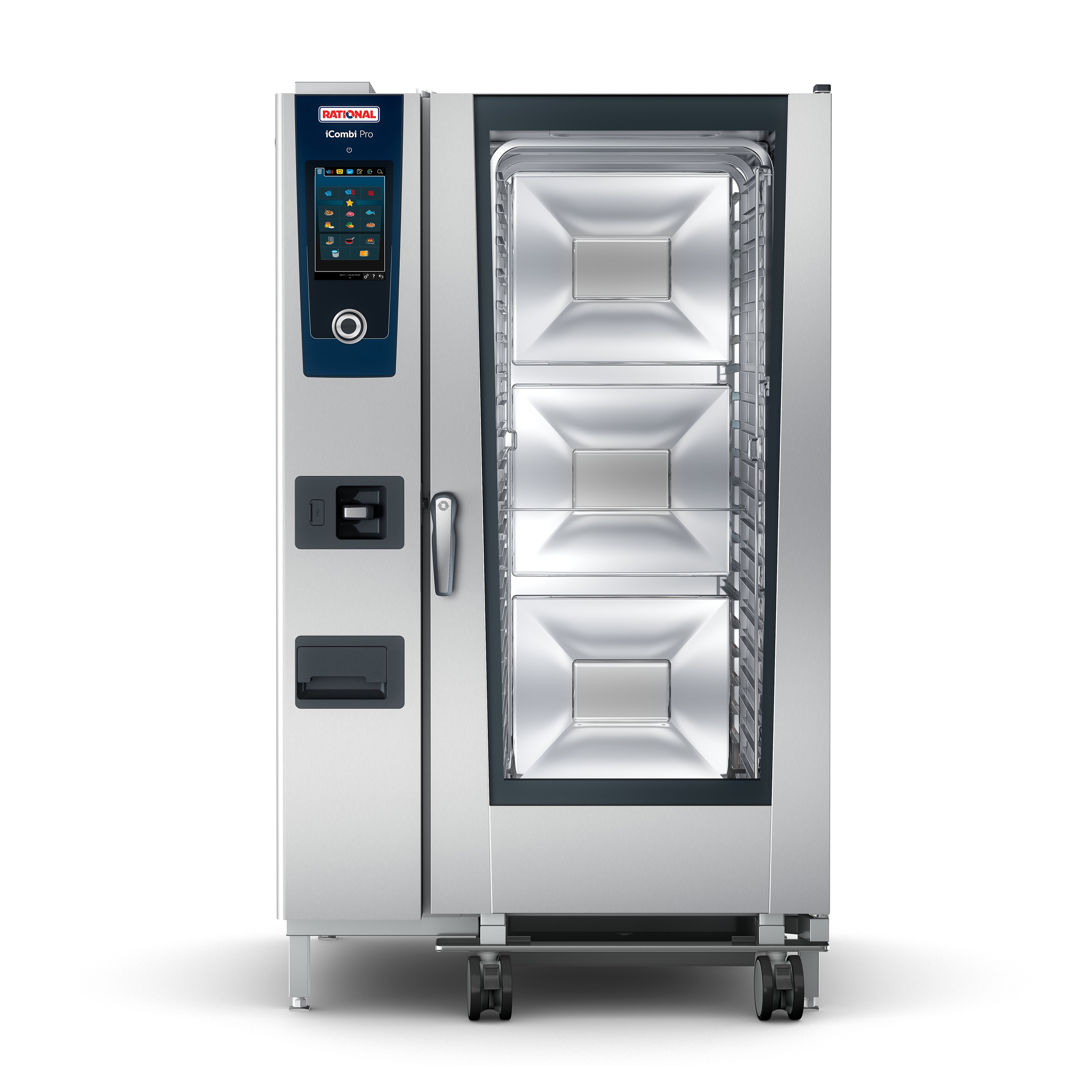 RATIONAL ICP NG (LM100GG) Full-Size Gas Combi Oven w/ Programmable Controls, Steam Generator