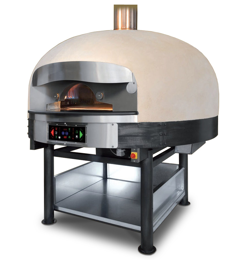 RositoBisani FGRI150-CB Wood / Coal / Gas Fired Rotary Oven w/ 59″ Cooking Chamber, Touchscreen