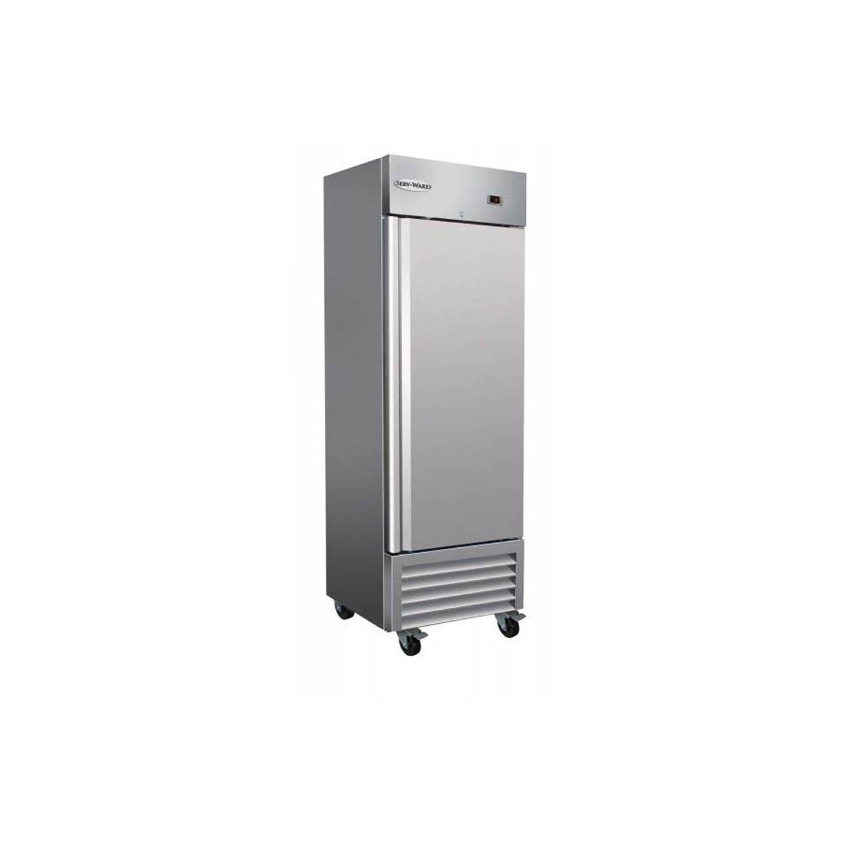 Serv-Ware RR1-19-HC 26″ 1-Section Reach-In Refrigerator w/ Solid Door, 19 cu. ft., Bottom-Mount