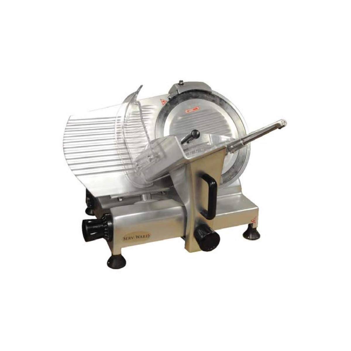 Serv-Ware SLC-12 Manual Feed Food Slicer with 12″ Blade, Gravity Feed, Single Speed