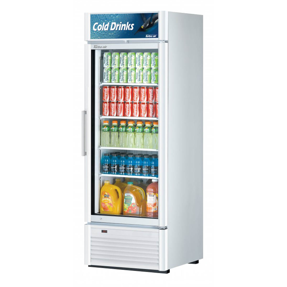 Turbo Air TGM-23SD-N6 27″ One Section Merchandiser Refrigerator with Glass Door, 19.04 cu. ft.