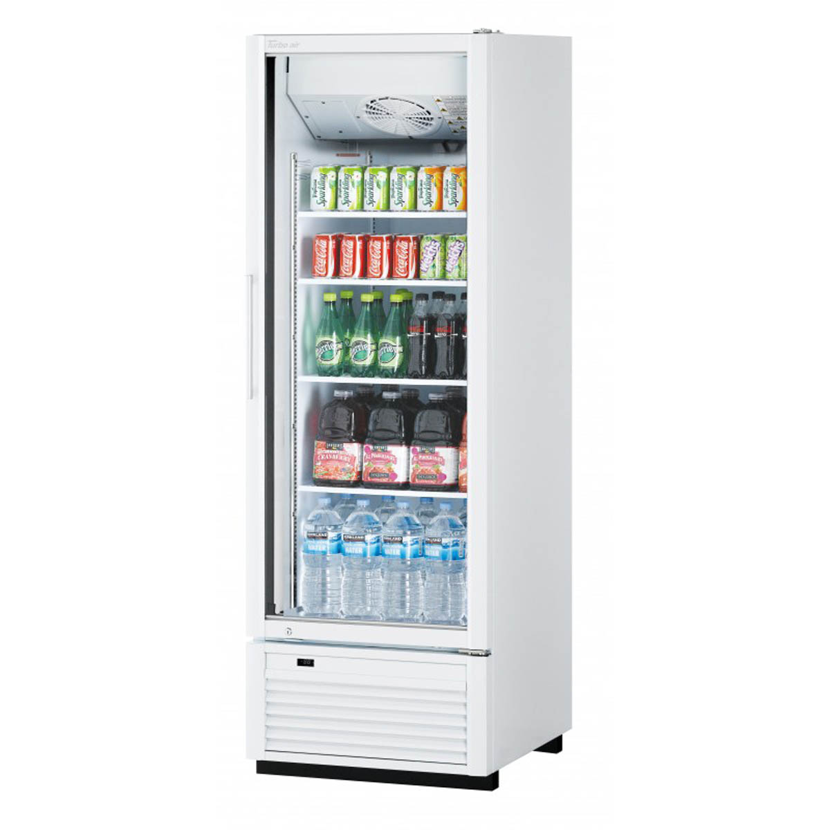 Turbo Air TGM-23SDH-N6 27″ One Section Merchandiser Refrigerator with Glass Door, 19.02 cu. ft.