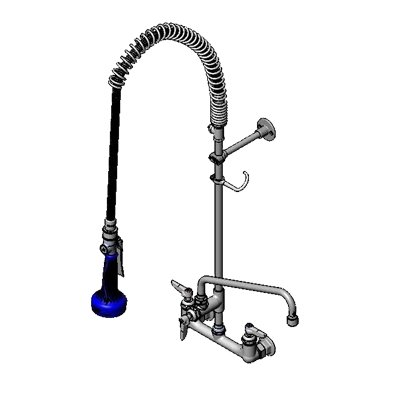 T&S Brass B-0133-12ACB8ST with Add On Faucet Pre-Rinse Faucet Assembly