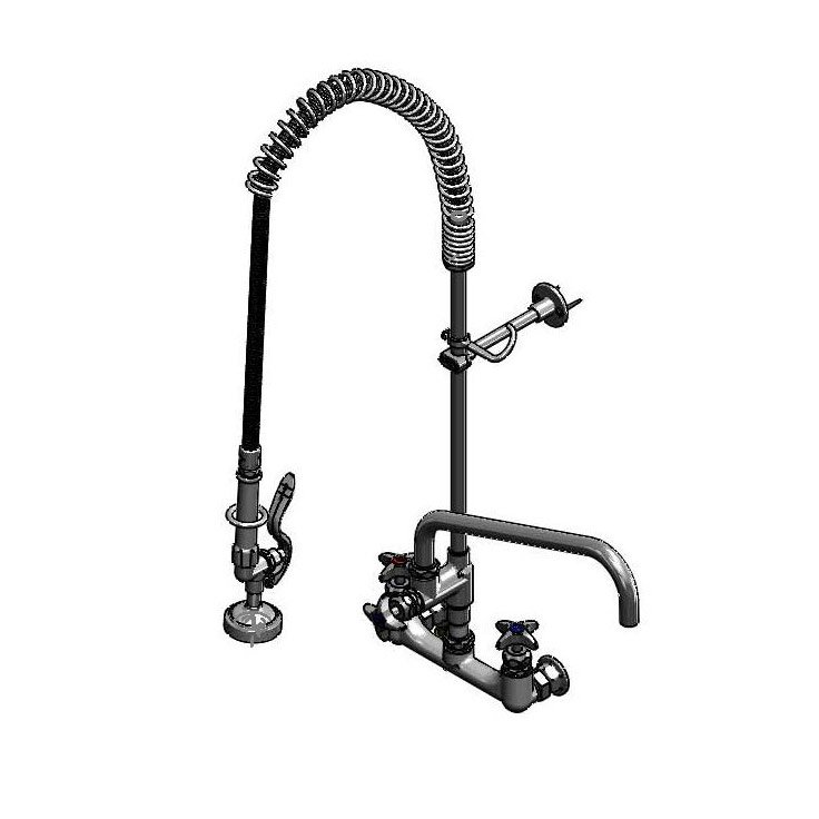 T&S Brass B-0287-A14-B-EK with Add On Faucet Pre-Rinse Faucet Assembly