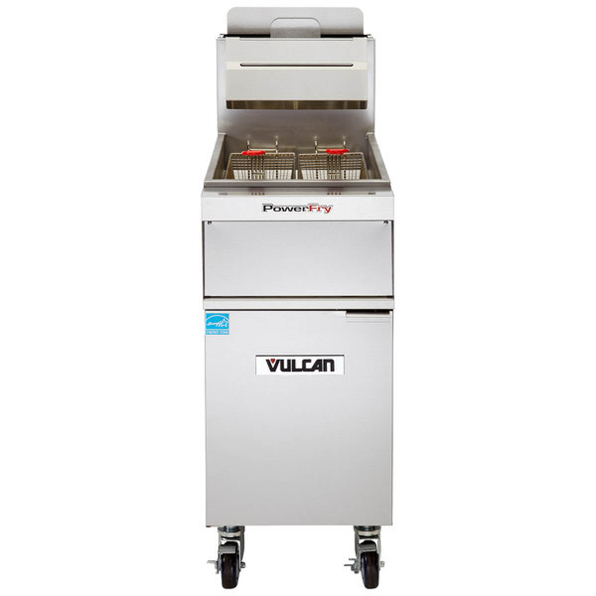 Vulcan 1VK45A 15″ Floor Model Gas Fryer, 50 lb.