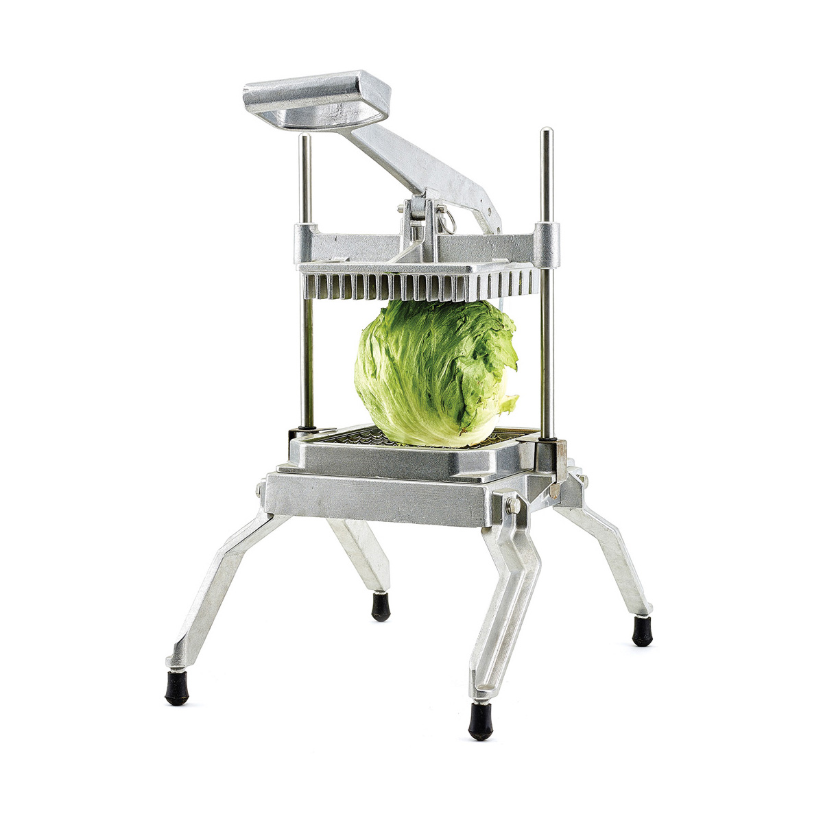 Winco TLC-1 Quick Slice Lettuce Cutter w/ 1″ Square Cuts, Stainless Steel Blades, Aluminum Frame