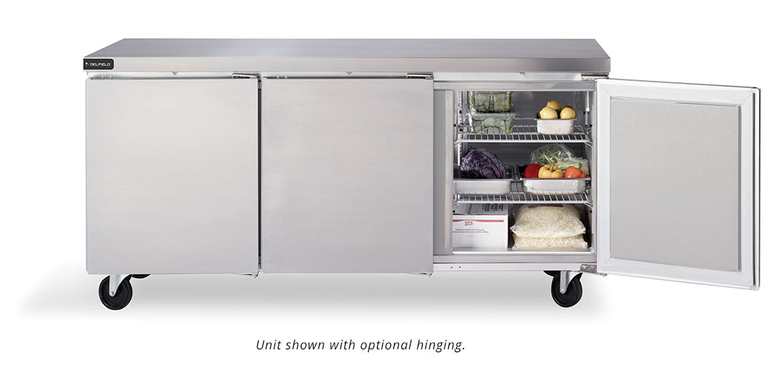The Delfield GUF27P-S Coolscapes™ Undercounter/Worktable Freezer With S/S Doors, Chef's Deal