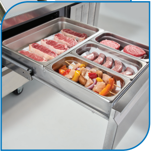 The Delfield F18WC44P Self-Contained Refrigerated Work Tables, Chef's Deal
