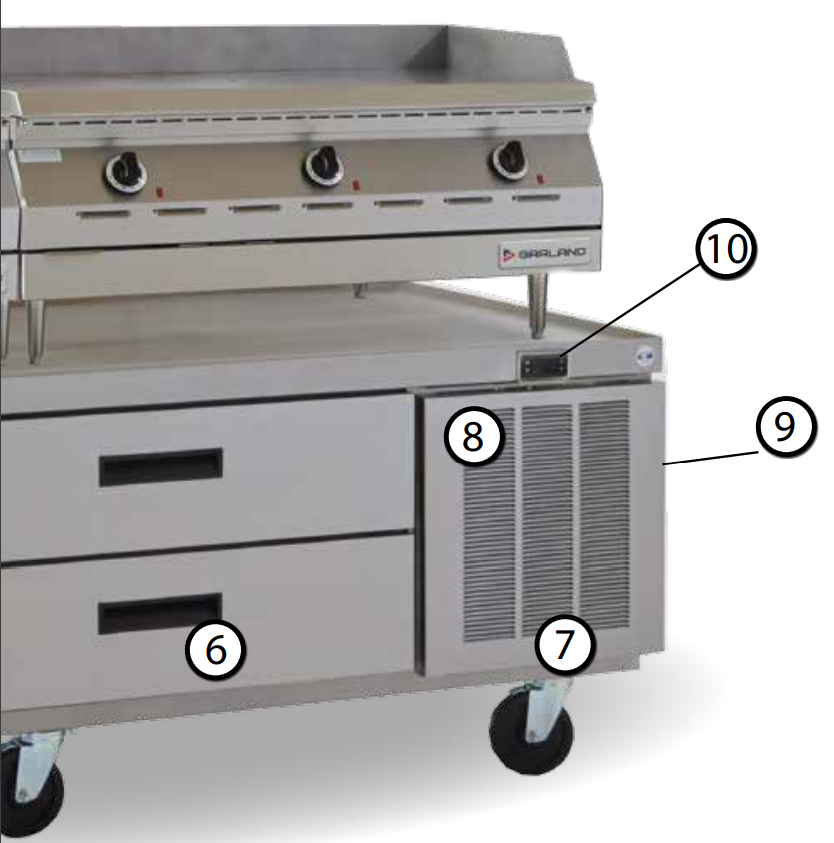 The Delfield F2999CP Self-Contained Low-Profile Refrigerated Equipment Stands, Chef's Deal
