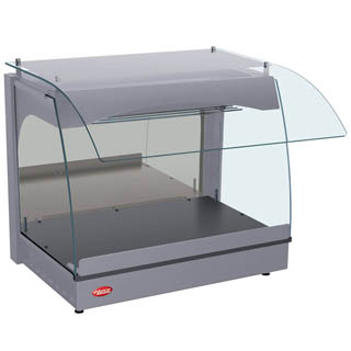 Hatco GRHW-1P Glo-Ray Curved Display Cases, Chef's Deal