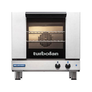 Moffat Turbofan E23M3 ON THE SK23 STAND
Half Size Manual / Electric Convection Oven
on a Stainless Steel Stand