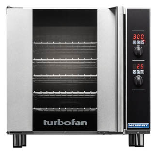 Moffat Turbofan E31D4 ON THE E32D5 ON THE SK32 STAND
Full Size Digital / Electric Convection Oven
on a Stainless Steel Stand