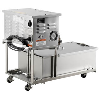 Pitco P14 55 lb. Portable Fryer Oil Filter Machine - 120V, Chefs Deal's