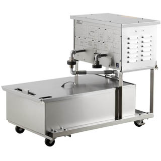 This Pitco portable filter system is essential for commercial fryers within any diner, bar, or cafe, Chef's Deal'