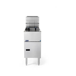  The Pitco SG14RS gas fryer has a heavy-duty stainless steel construction,Chefs Deal's
