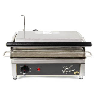 StarMax GX14IS Removable grease trough for easy cleanup,Chefs Deal's