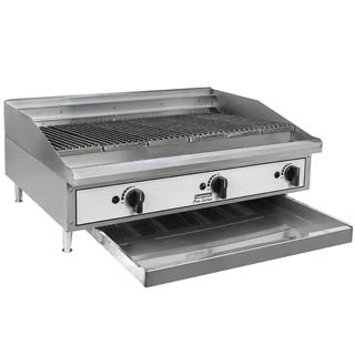 Toastmaster TMRC36 Countertop Gas Charbroiler, Chef's Deal
