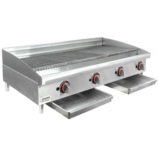Toastmaster TMRC48 Countertop Gas Charbroiler, Chef's Deal