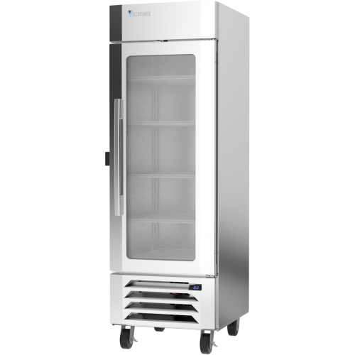 Victory LSF23HC-1-IQ Bottom Mount Glass Door Display Freezer With Electronic Lock, Chef's Deal