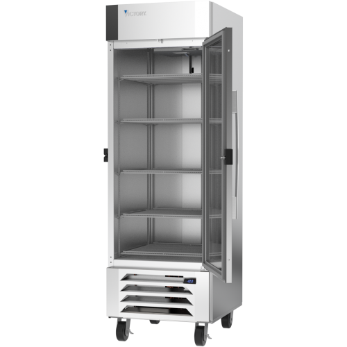 Victory LSF23HC-1-IQ Bottom Mount Glass Door Display Freezer With Electronic Lock, Chef's Deal