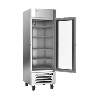 Victory LSR23HC-1 Bottom Mount Glass Door Display Refrigerator, Chef's Deal