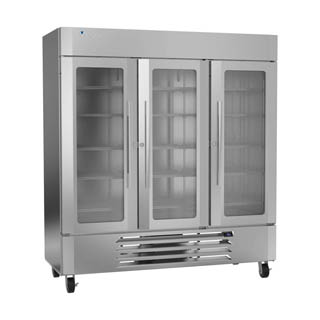 Victory LSR72HC-1 Bottom Mount Glass Door Display Refrigerator, Chef's Deal
