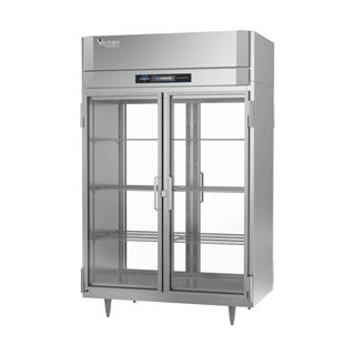 Victory RS-2D-S1-PT-G-HC Pass-Thru Glass Door Reach-In Refrigerator, Chef's Deal