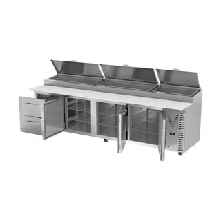 Victory VPPD119HC-2 Pizza Prep Table With Drawers, Chef's Deal