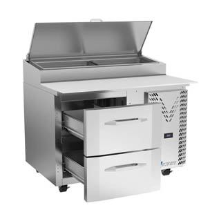 Victory VPPD46HC-2 Pizza Prep Table With Drawers, Chef's Deal