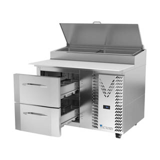 Victory VPPD46HC-2 Pizza Prep Table With Drawers, Chef's Deal