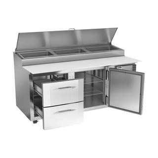 Victory VPPD72HC-2 Pizza Prep Table With Drawers, Chef's Deal