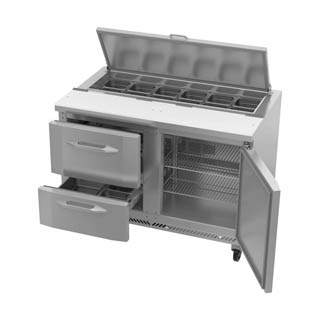 Victory VSPD48HC-12-2 Sandwich Prep Refrigerator With Drawers, Chef's Deal
