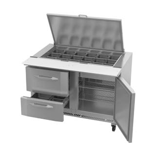Victory VSPD48HC-18B-2 Sandwich Prep Refrigerator With Drawers, Chef's Deal