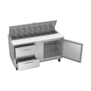 Victory VSPD60HC-16-2 Sandwich Prep Refrigerator With Drawers, Chef's Deal