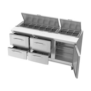 Victory VSPD72HC-18-4 Sandwich Prep Refrigerator With Drawers, Chef's Deal