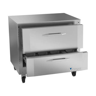Victory VUFD36HC-2 UnderCounter Freezer With Drawers, Chef's Deal