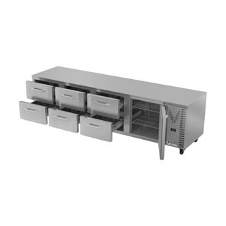 Victory VURD119HC-6 UnderCounter Refrigrator With Drawers, Chef's Deal