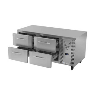 Victory VURD67HC-4 UnderCounter Refrigrator With Drawers, Chef's Deal