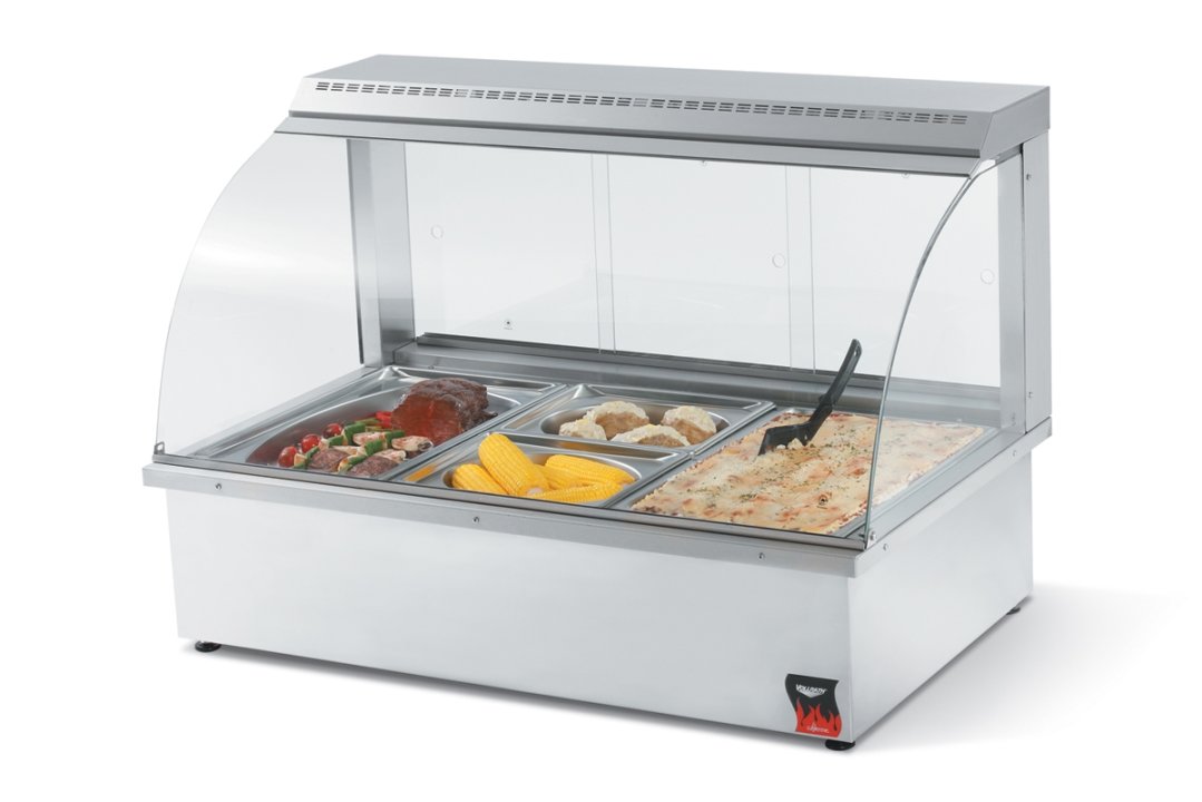 The Vollrath 40732 Cayenne Bain Marie Display Case , Chef's Deal