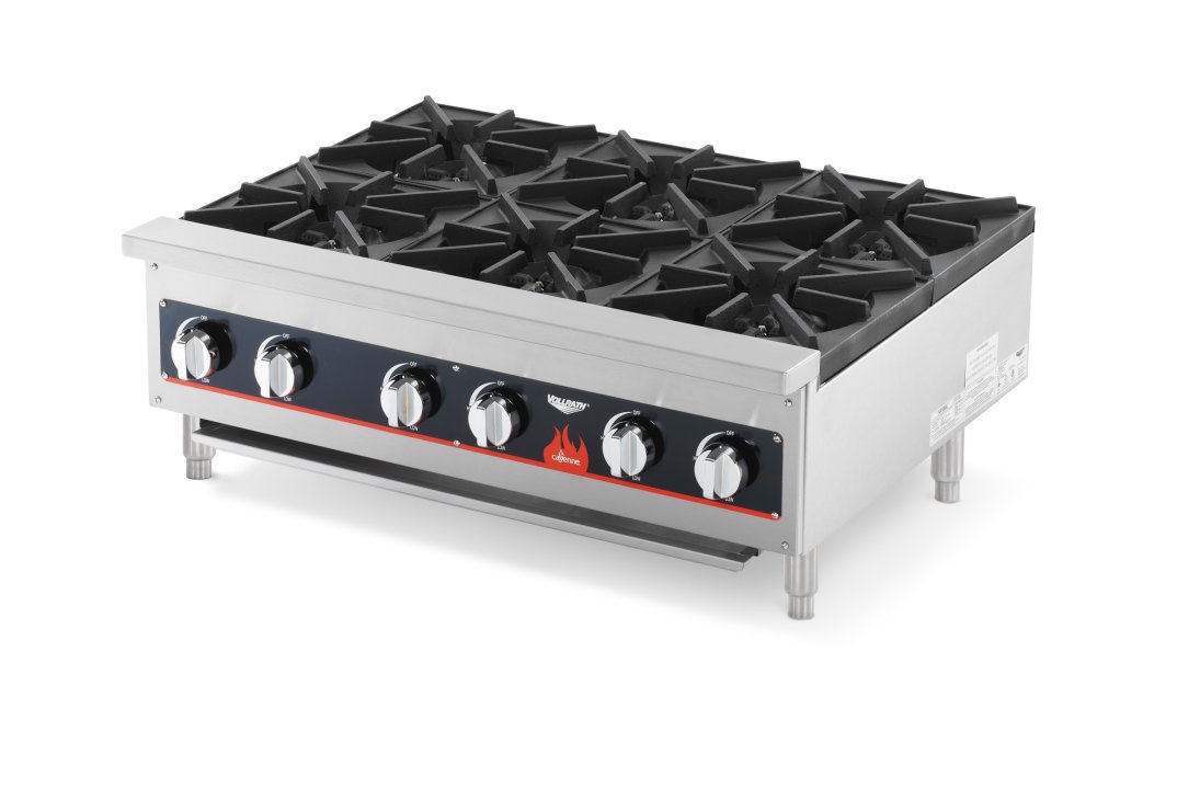 The Vollrath 40738 Cayenne Countertop Gas Hot Plate, Chef's Deal