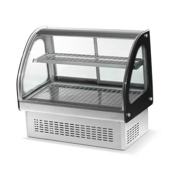 The Vollrath 40847 Heated Curved Drop-In Display Case, Chef's Deal