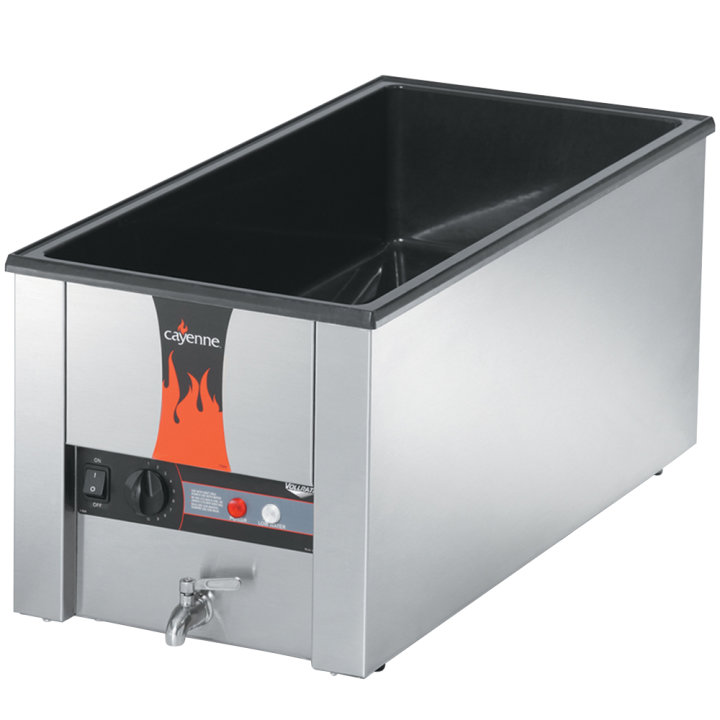 The Vollrath 72051 Cayenne Heat 'N Serve Rectangular Rethermalizer Kit, Chef's Deal