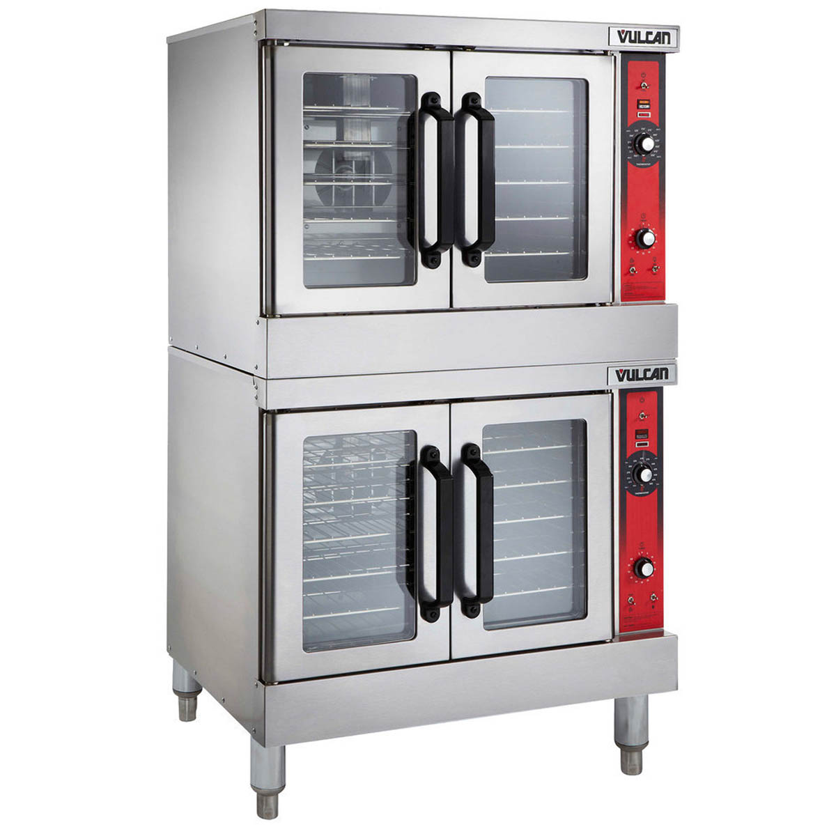 Vulcan VC55GD DOUBLE DECK GAS CONVECTION OVEN WITH REMOVABLE DOORS