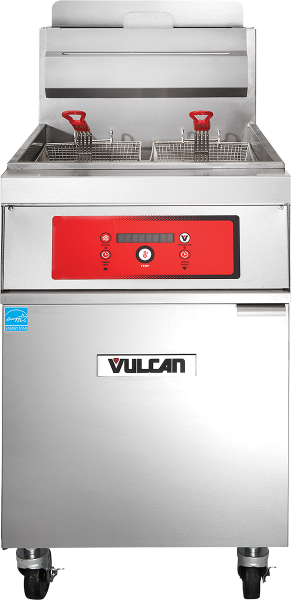 The Vulcan 1VK65D PowerFry5 VK Series Gas FreeStanding Fryer, Chef's Deal