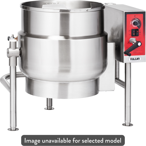 The Vulcan K20DLT K Series Direct Steam Floor Mounted Tilting 2/3 Jacketed Kettle, Chef's Deal